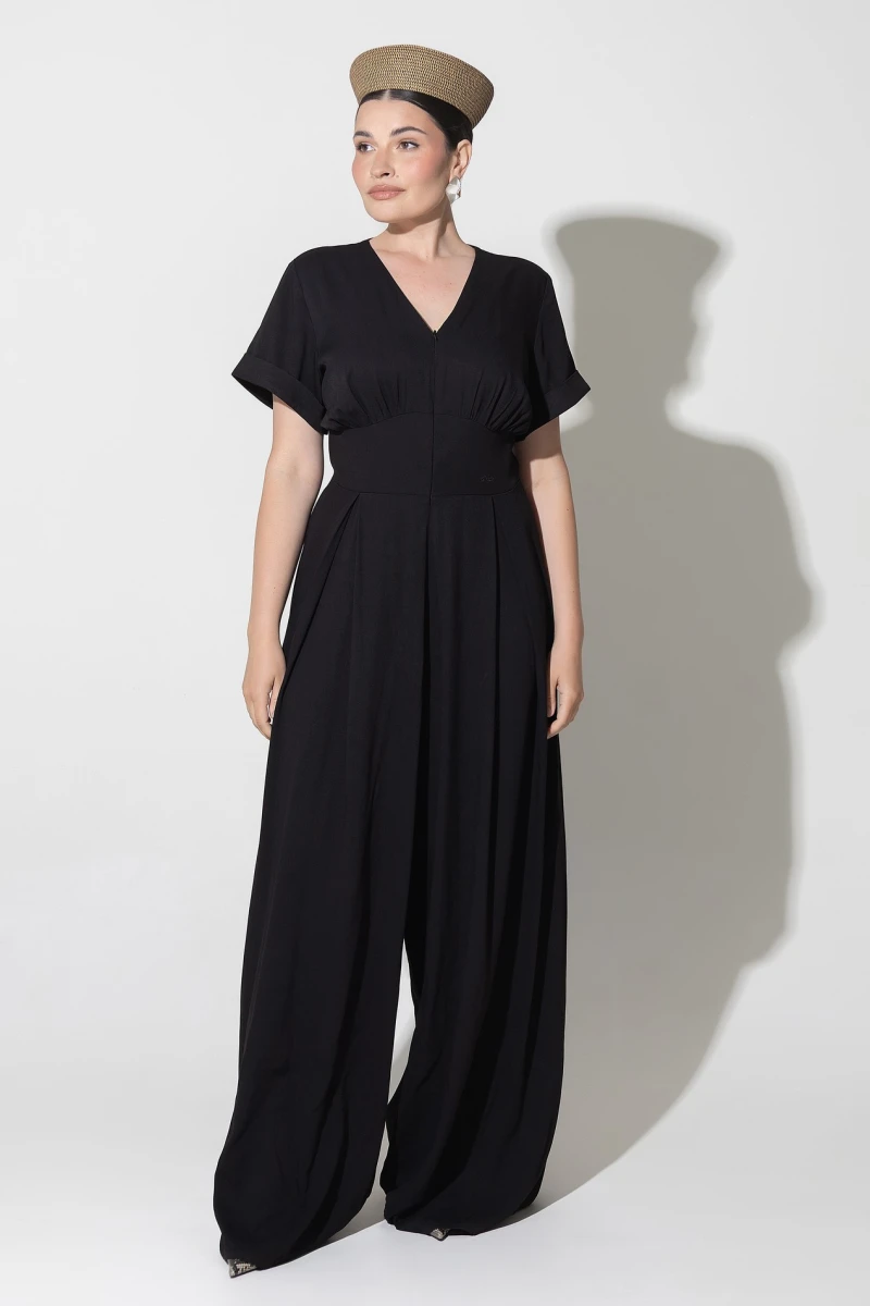 Jumpsuit black plus size
