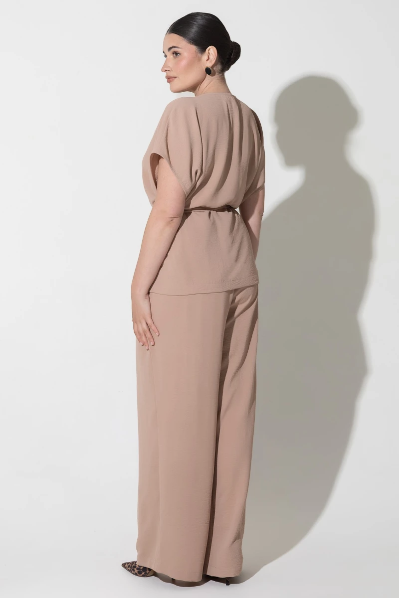 Suit mocha plus size