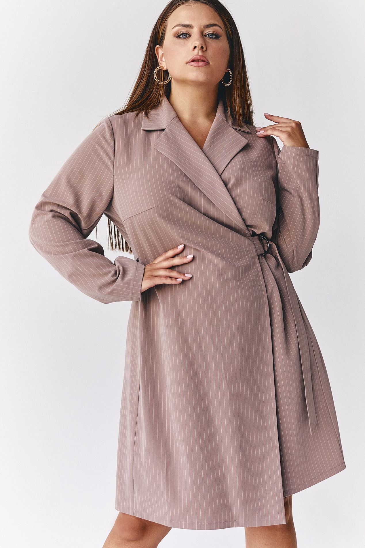 plus size wrap jacket