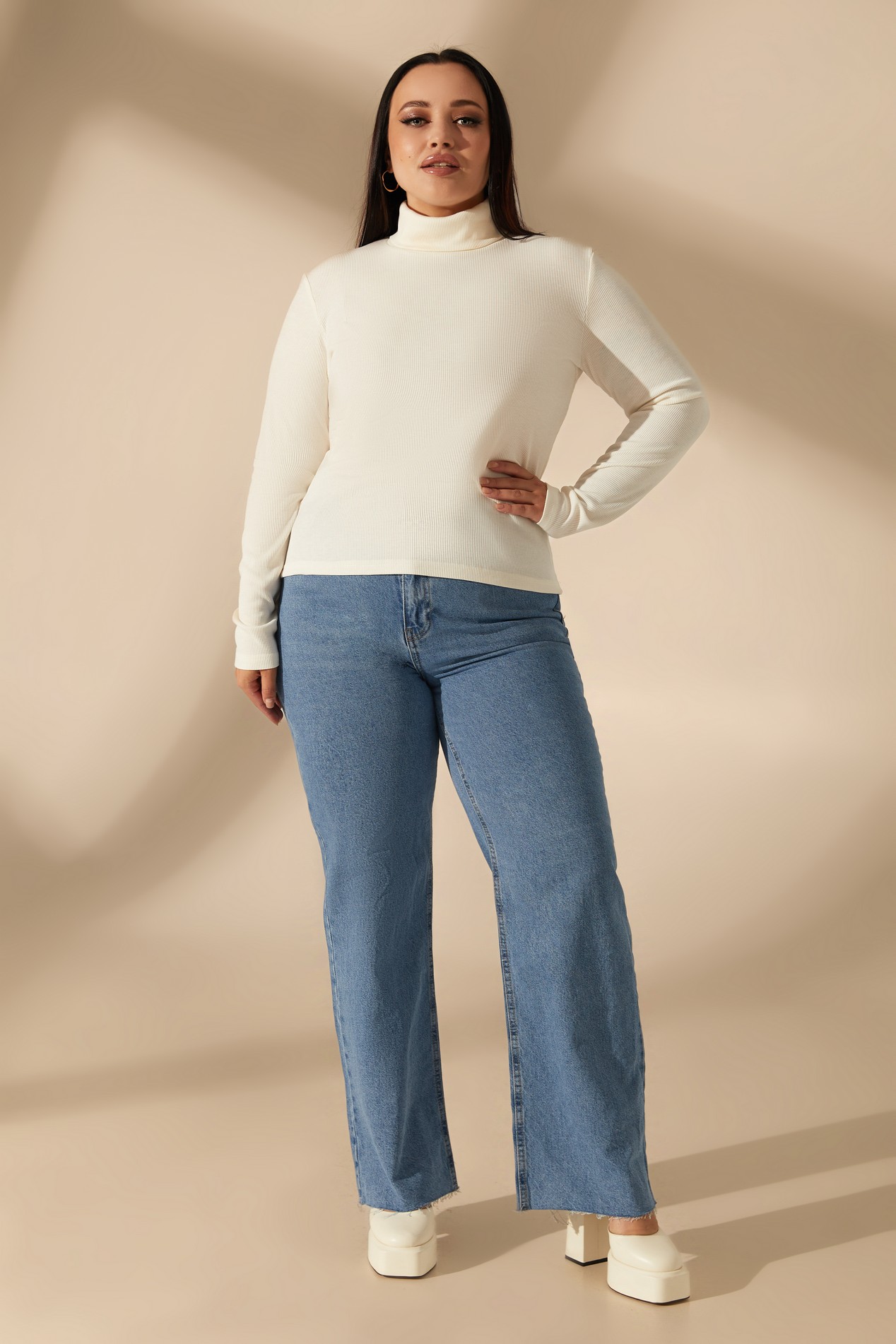 White plus hot sale size turtleneck