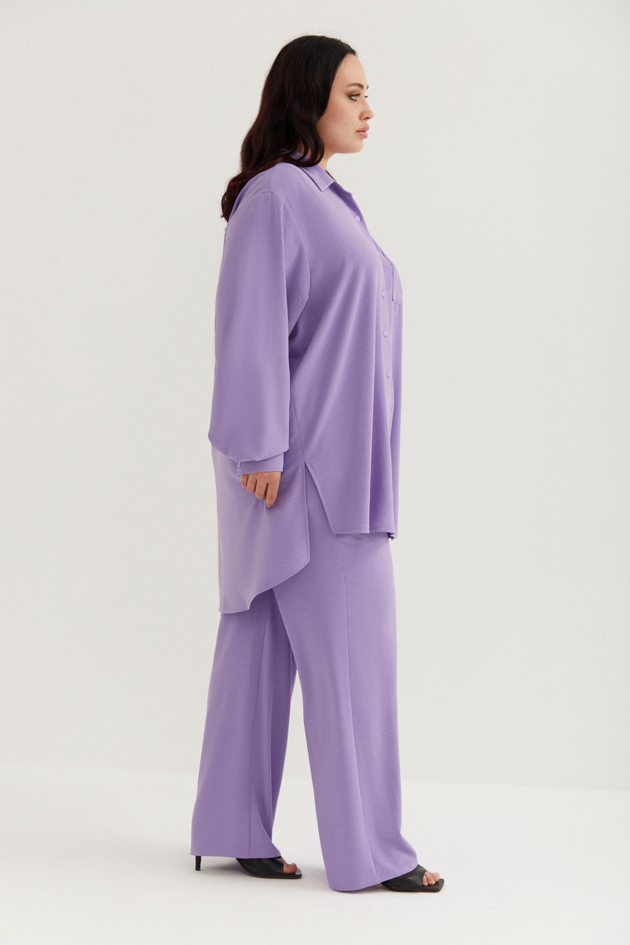 Purple plus hot sale size suit