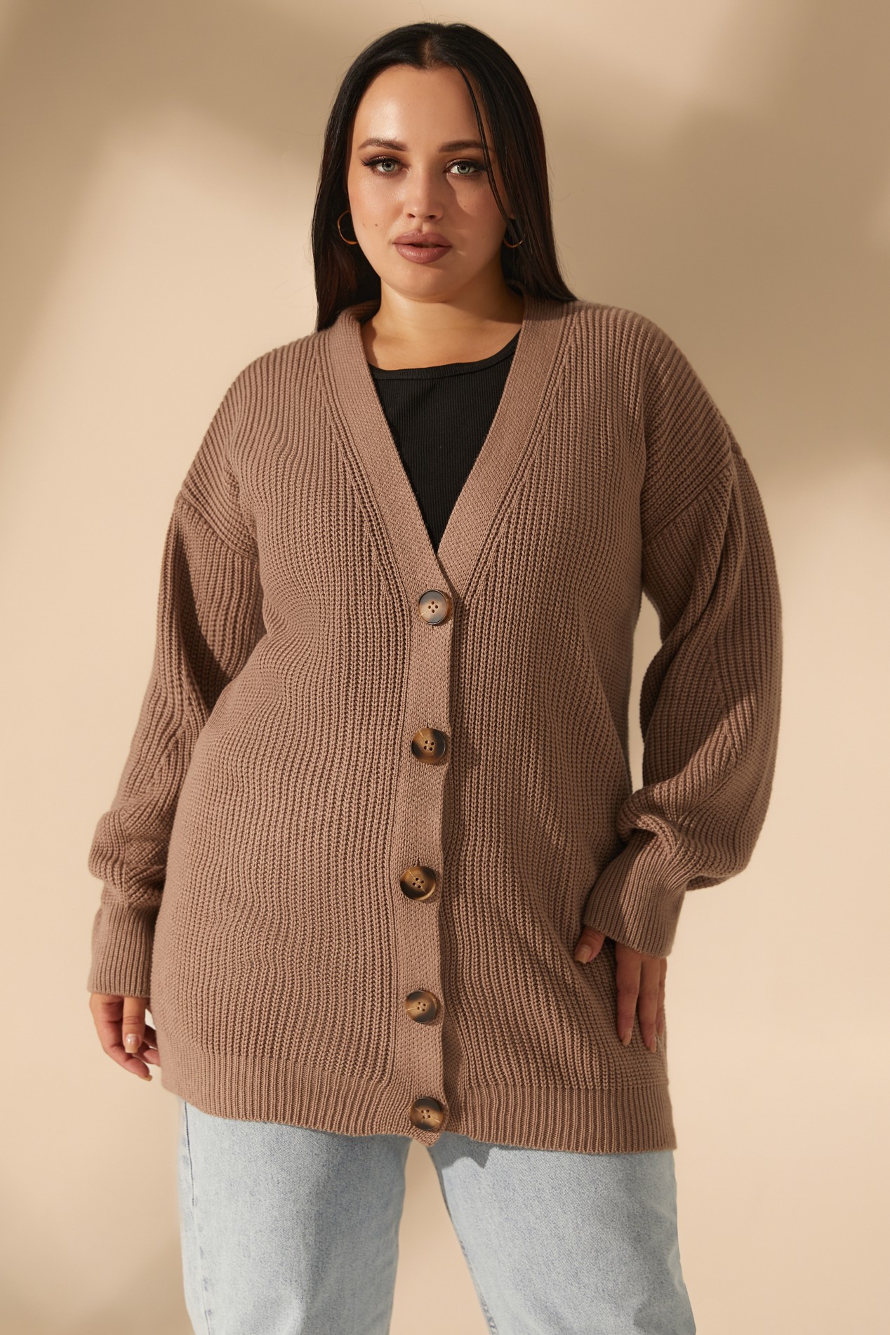 Mocha maxi cardigan hot sale