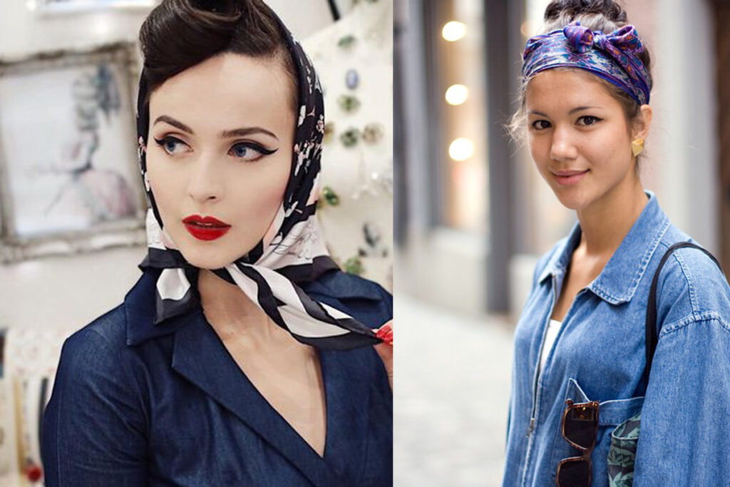10 способов красиво завязать платок на голове